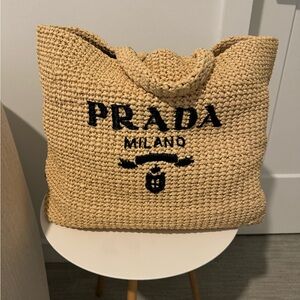 Prada Crochet Tote Bag - Brand New